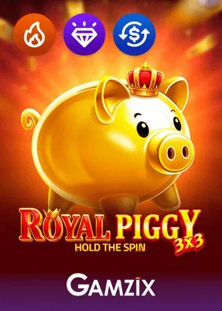 3x3 Royal Piggy Hold the Spin slot di Gamzix
